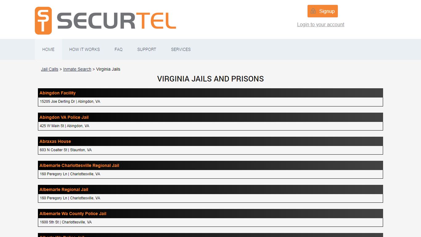 Virginia Prisoner Locator | Virginia Inmate Search - SecurTel